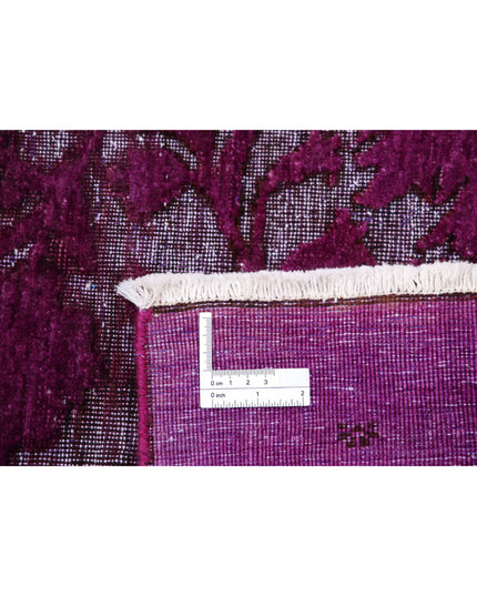 Onyx 7' 10" X 9' 5" Hand Knotted Wool Rug 7' 10" X 9' 5" (239 X 287) / Purple / Wool