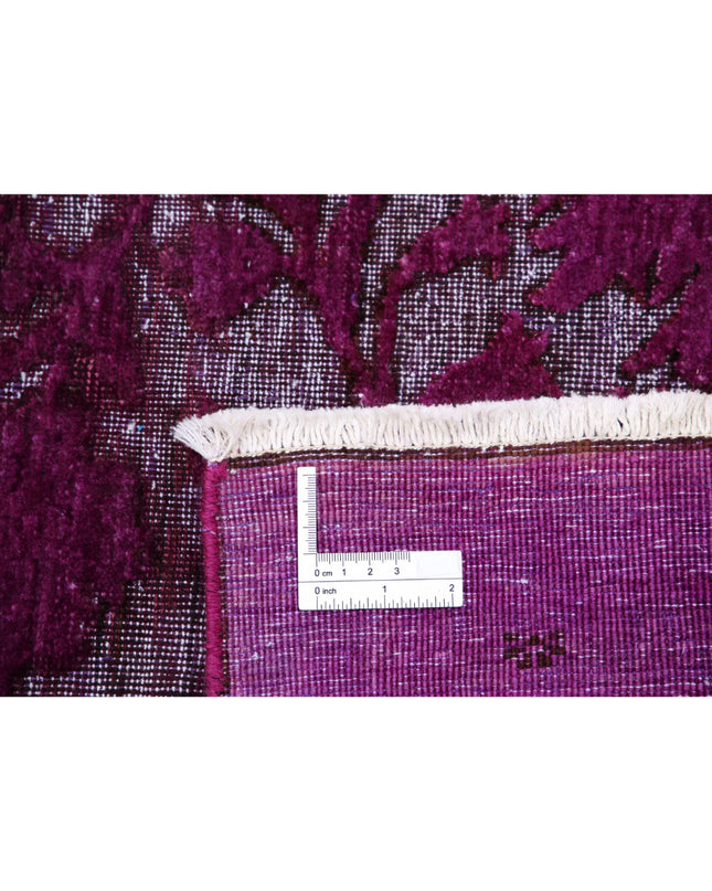 Onyx 7' 10" X 9' 5" Hand Knotted Wool Rug 7' 10" X 9' 5" (239 X 287) / Purple / Wool