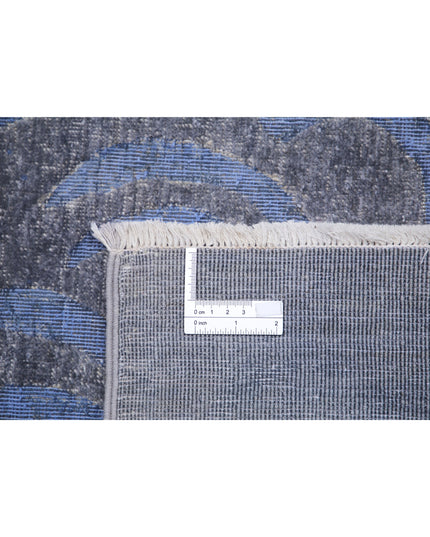 Onyx 6' 1" X 8' 5" Hand Knotted Wool Rug 6' 1" X 8' 5" (185 X 257) / Grey / Wool