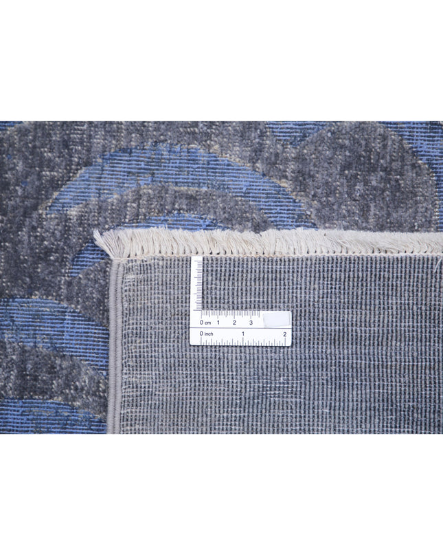 Onyx 6' 1" X 8' 5" Hand Knotted Wool Rug 6' 1" X 8' 5" (185 X 257) / Grey / Wool