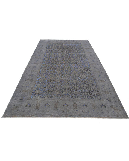 Onyx 5' 9" X 10' 0" Hand Knotted Wool Rug 5' 9" X 10' 0" (175 X 305) / Blue / Wool