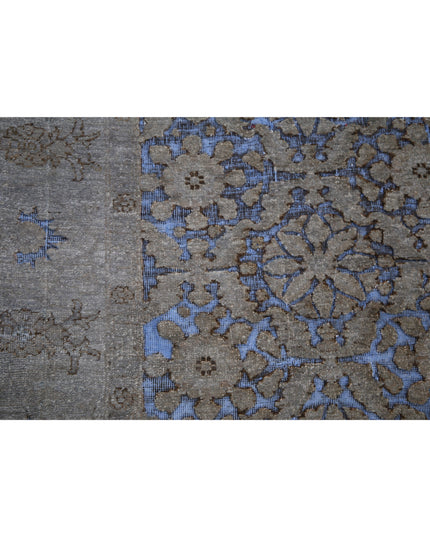 Onyx 5' 9" X 10' 0" Hand Knotted Wool Rug 5' 9" X 10' 0" (175 X 305) / Blue / Wool