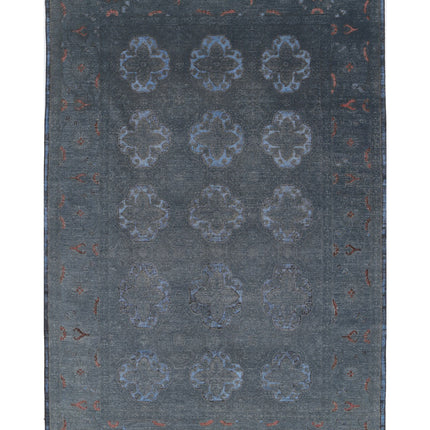 Onyx 6' 1" X 8' 11" Hand Knotted Wool Rug 6' 1" X 8' 11" (185 X 272) / Grey / Wool