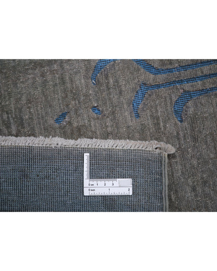 Onyx 6' 4" X 8' 9" Hand Knotted Wool Rug 6' 4" X 8' 9" (193 X 267) / Grey / Wool