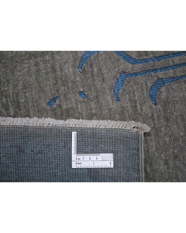 Onyx 6' 4" X 8' 9" Hand Knotted Wool Rug 6' 4" X 8' 9" (193 X 267) / Grey / Wool