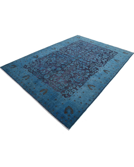 Onyx 6' 11" X 9' 8" Hand Knotted Wool Rug 6' 11" X 9' 8" (211 X 295) / Blue / Wool