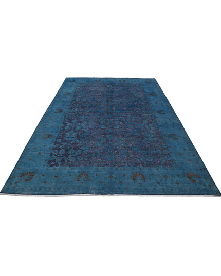 Onyx 6' 11" X 9' 8" Hand Knotted Wool Rug 6' 11" X 9' 8" (211 X 295) / Blue / Wool