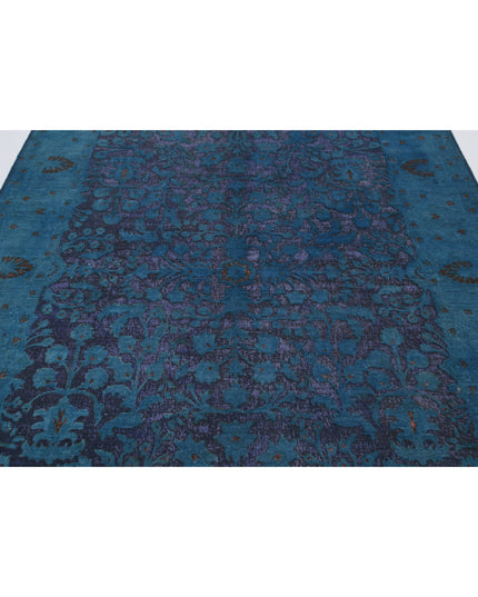 Onyx 6' 11" X 9' 8" Hand Knotted Wool Rug 6' 11" X 9' 8" (211 X 295) / Blue / Wool