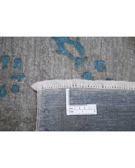 Onyx 11' 11" X 14' 10" Hand Knotted Wool Rug 11' 11" X 14' 10" (363 X 452) / Grey / Wool