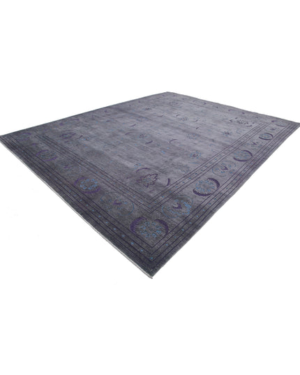 Onyx 11' 9" X 14' 11" Hand Knotted Wool Rug 11' 9" X 14' 11" (358 X 455) / Grey / Wool