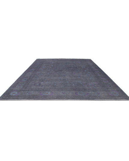 Onyx 11' 9" X 14' 11" Hand Knotted Wool Rug 11' 9" X 14' 11" (358 X 455) / Grey / Wool