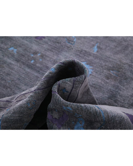 Onyx 11' 9" X 14' 11" Hand Knotted Wool Rug 11' 9" X 14' 11" (358 X 455) / Grey / Wool