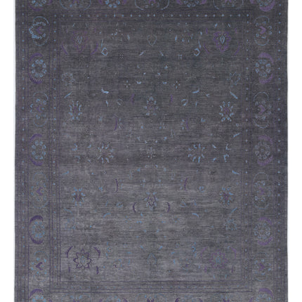 Onyx 11' 9" X 14' 11" Hand Knotted Wool Rug 11' 9" X 14' 11" (358 X 455) / Grey / Wool