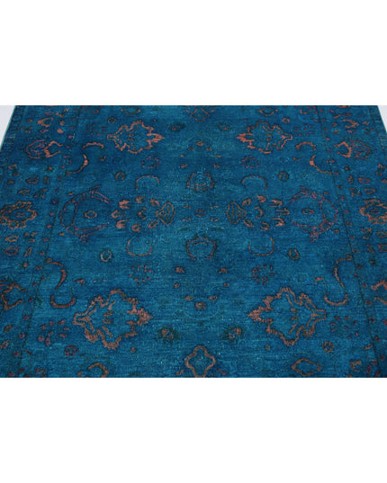 Onyx 5' 5" X 7' 7" Hand Knotted Wool Rug 5' 5" X 7' 7" (165 X 231) / Teal / Wool