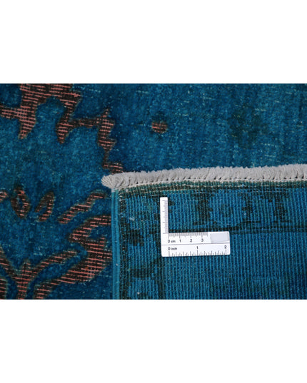 Onyx 5' 5" X 7' 7" Hand Knotted Wool Rug 5' 5" X 7' 7" (165 X 231) / Teal / Wool