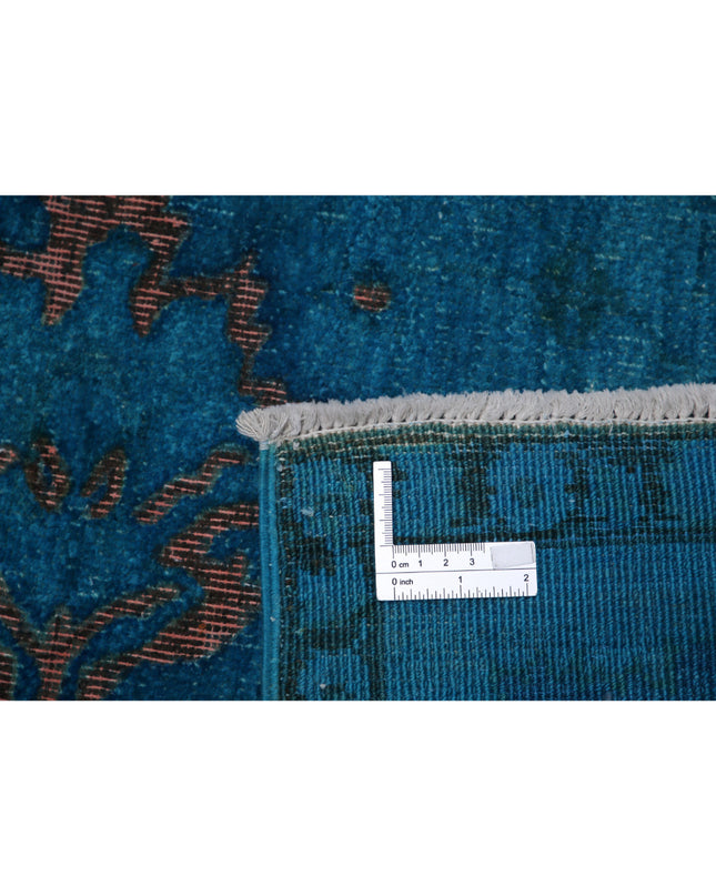 Onyx 5' 5" X 7' 7" Hand Knotted Wool Rug 5' 5" X 7' 7" (165 X 231) / Teal / Wool