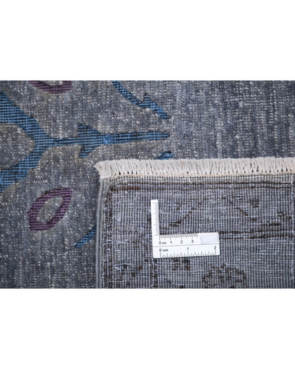 Onyx 6' 0" X 9' 0" Hand Knotted Wool Rug 6' 0" X 9' 0" (183 X 274) / Grey / Wool
