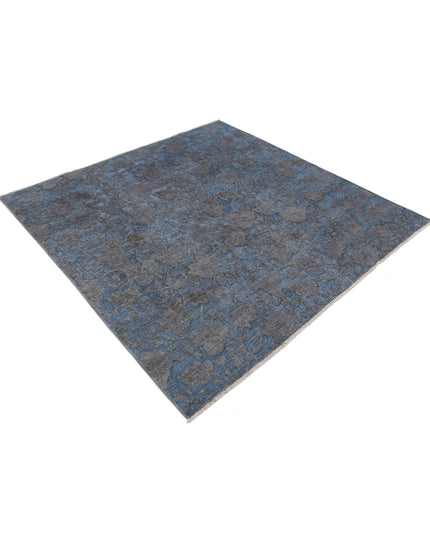 Onyx 6' 0" X 6' 1" Hand Knotted Wool Rug 6' 0" X 6' 1" (183 X 185) / Grey / Wool