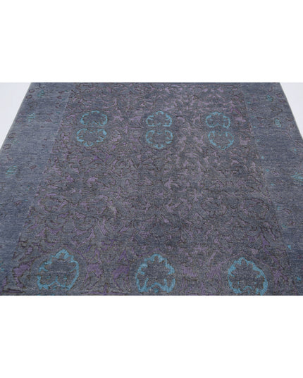 Onyx 5' 10" X 8' 5" Hand Knotted Wool Rug 5' 10" X 8' 5" (178 X 257) / Grey / Wool