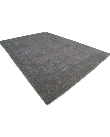 Onyx 9' 8" X 13' 9" Hand Knotted Wool Rug 9' 8" X 13' 9" (295 X 419) / Grey / Wool