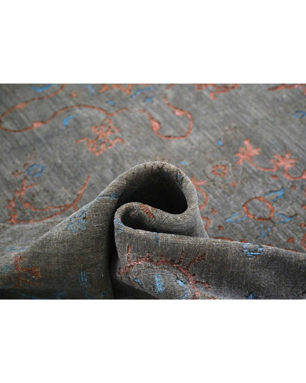 Onyx 9' 8" X 13' 9" Hand Knotted Wool Rug 9' 8" X 13' 9" (295 X 419) / Grey / Wool
