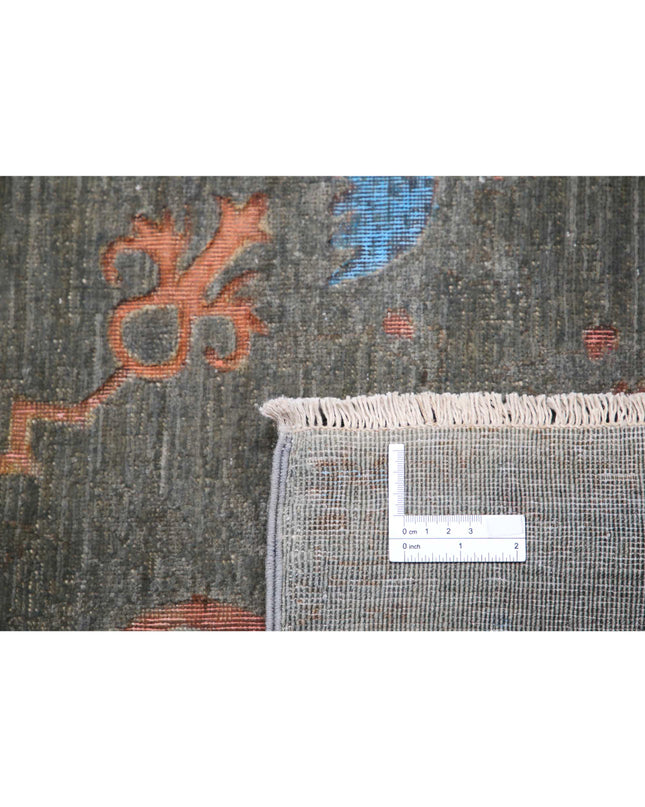 Onyx 9' 8" X 13' 9" Hand Knotted Wool Rug 9' 8" X 13' 9" (295 X 419) / Grey / Wool