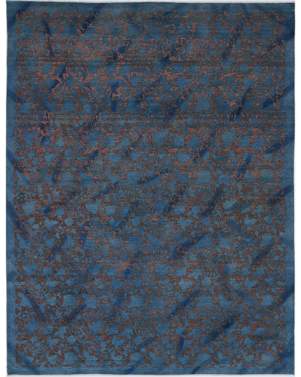 Onyx 10' 0" X 13' 2" Hand Knotted Wool Rug 10' 0" X 13' 2" (305 X 401) / Blue / Wool