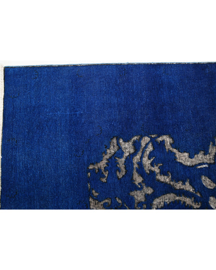 Onyx 7' 9" X 9' 4" Hand Knotted Wool Rug 7' 9" X 9' 4" (236 X 284) / Blue / Wool