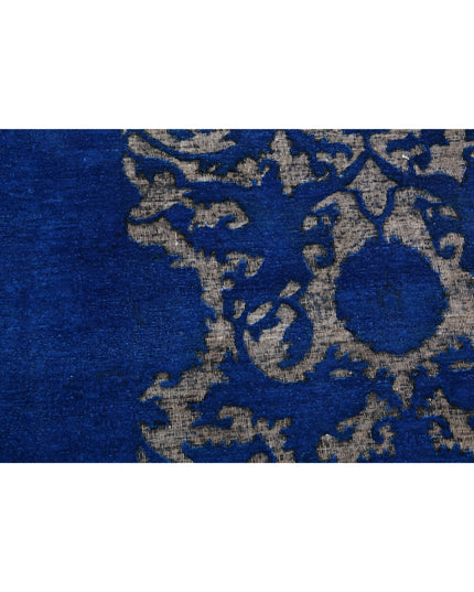 Onyx 7' 9" X 9' 4" Hand Knotted Wool Rug 7' 9" X 9' 4" (236 X 284) / Blue / Wool