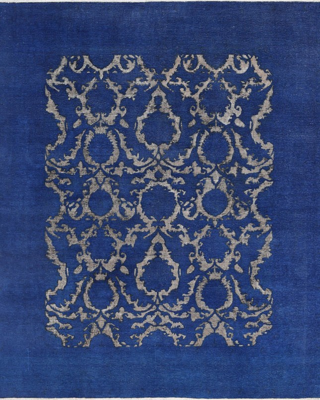 Onyx 7' 9" X 9' 4" Hand Knotted Wool Rug 7' 9" X 9' 4" (236 X 284) / Blue / Wool