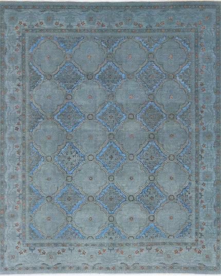 Onyx 7' 11" X 9' 7" Hand Knotted Wool Rug 7' 11" X 9' 7" (241 X 292) / Grey / Wool