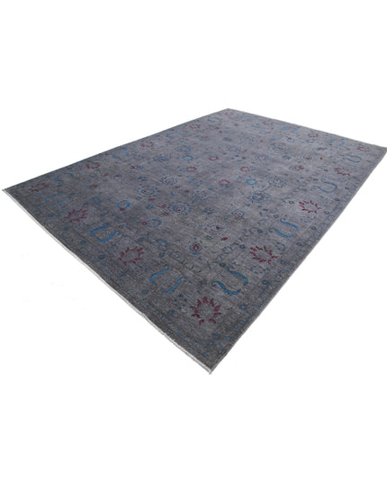 Onyx 8' 9" X 12' 7" Hand Knotted Wool Rug 8' 9" X 12' 7" (267 X 383) / Grey / Wool