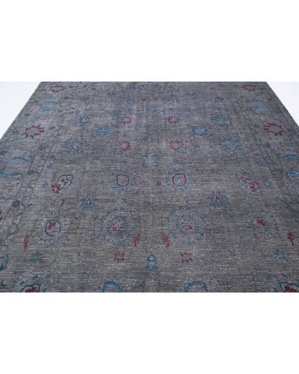 Onyx 8' 9" X 12' 7" Hand Knotted Wool Rug 8' 9" X 12' 7" (267 X 383) / Grey / Wool