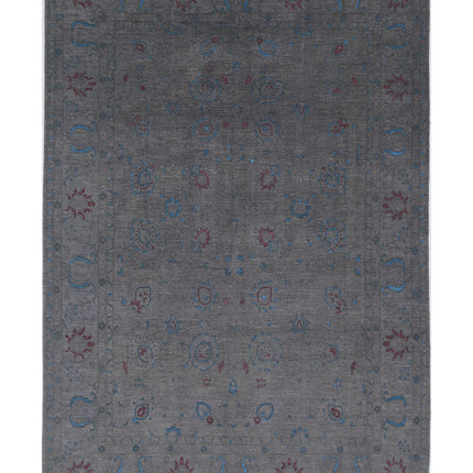 Onyx 8' 9" X 12' 7" Hand Knotted Wool Rug 8' 9" X 12' 7" (267 X 383) / Grey / Wool
