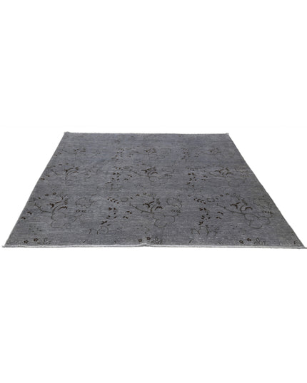 Onyx 6' 5" X 8' 1" Hand Knotted Wool Rug 6' 5" X 8' 1" (196 X 246) / Grey / Wool