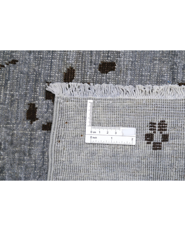 Onyx 6' 5" X 8' 1" Hand Knotted Wool Rug 6' 5" X 8' 1" (196 X 246) / Grey / Wool