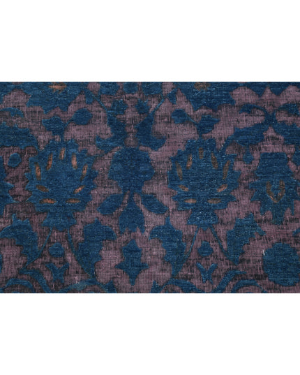 Onyx 6' 9" X 9' 4" Hand Knotted Wool Rug 6' 9" X 9' 4" (206 X 284) / Blue / Wool