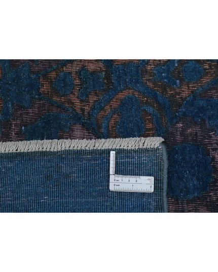 Onyx 6' 9" X 9' 4" Hand Knotted Wool Rug 6' 9" X 9' 4" (206 X 284) / Blue / Wool
