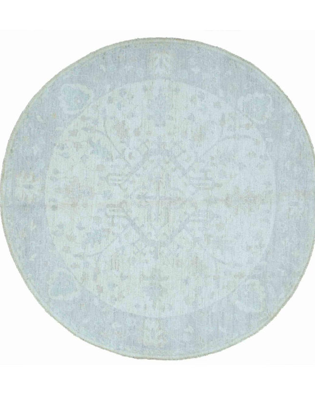 Oushak 8' 3" X 8' 0" Hand Knotted Wool Rug 8' 3" X 8' 0" (251 X 244) / Ivory / Wool