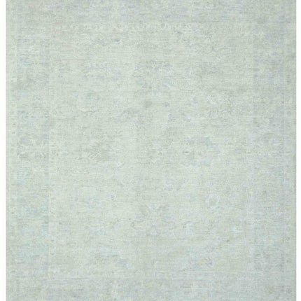 Oushak 8' 2" X 9' 9" Hand Knotted Wool Rug 8' 2" X 9' 9" (249 X 297) / Grey / Wool