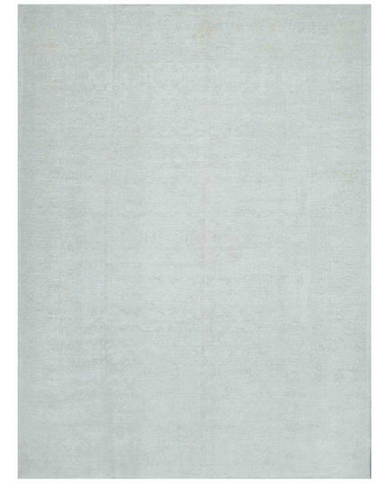 Oushak 9' 9" X 13' 1" Hand Knotted Wool Rug 9' 9" X 13' 1" (297 X 399) / Ivory / Wool