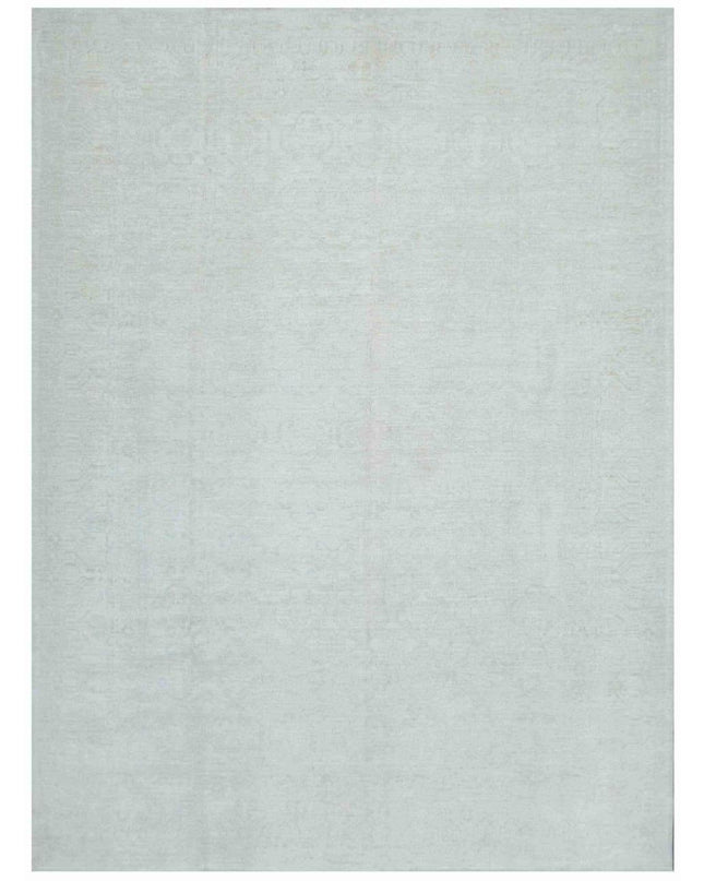 Oushak 9' 9" X 13' 1" Hand Knotted Wool Rug 9' 9" X 13' 1" (297 X 399) / Ivory / Wool