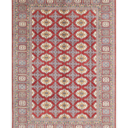 Oushak 9' 4" X 13' 1" Hand Knotted Wool Rug 9' 4" X 13' 1" (284 X 399) / Red / Wool