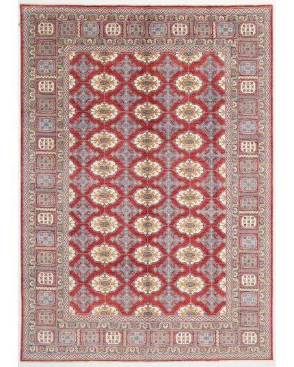 Oushak 9' 4" X 13' 1" Hand Knotted Wool Rug 9' 4" X 13' 1" (284 X 399) / Red / Wool