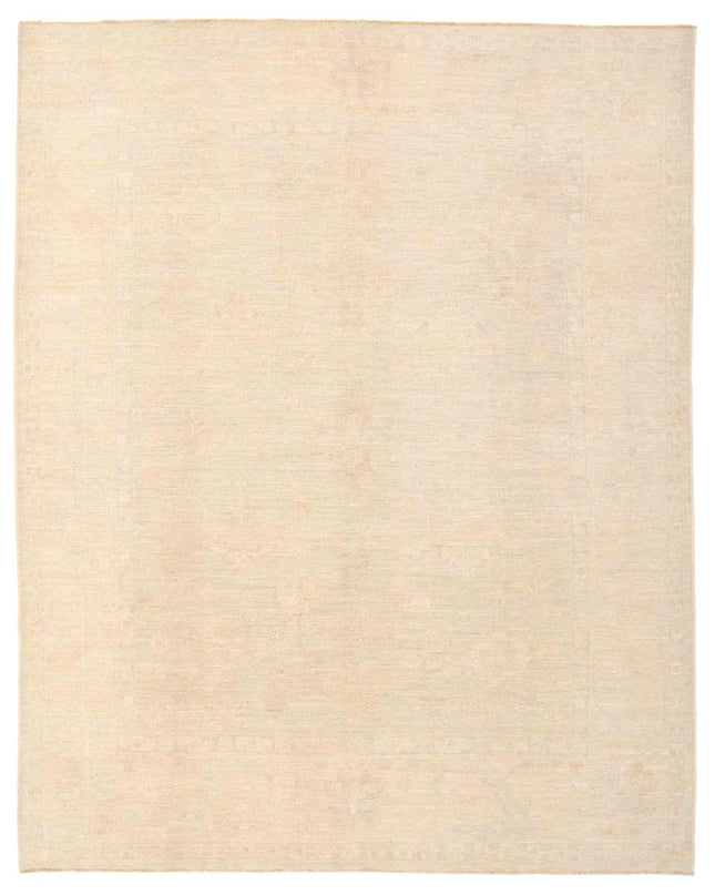 Oushak 9' 0" X 11' 3" Hand Knotted Wool Rug 9' 0" X 11' 3" (274 X 343) / Ivory / Wool