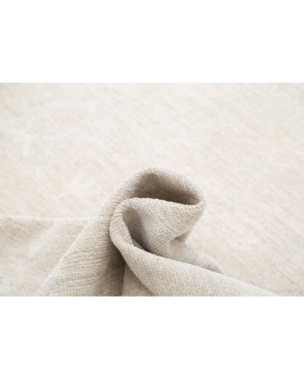 Oushak 10' 3" X 13' 10" Hand Knotted Wool Rug 10' 3" X 13' 10" (312 X 422) / Brown / Wool