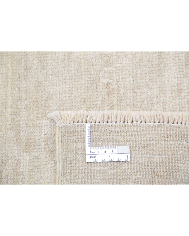 Oushak 10' 3" X 13' 10" Hand Knotted Wool Rug 10' 3" X 13' 10" (312 X 422) / Brown / Wool