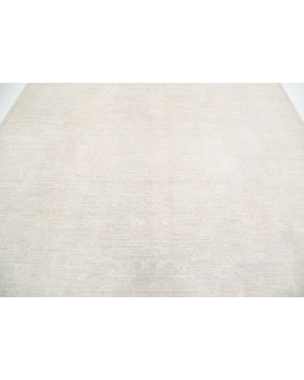 Oushak 9' 2" X 11' 10" Hand Knotted Wool Rug 9' 2" X 11' 10" (280 X 361) / Ivory / Wool
