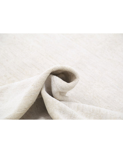 Oushak 9' 2" X 11' 10" Hand Knotted Wool Rug 9' 2" X 11' 10" (280 X 361) / Ivory / Wool