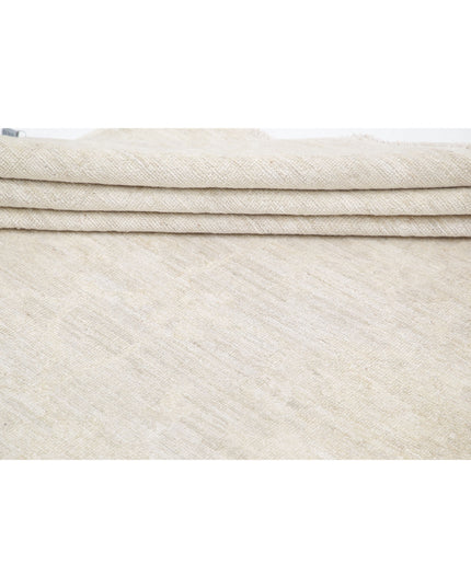 Oushak 9' 2" X 11' 10" Hand Knotted Wool Rug 9' 2" X 11' 10" (280 X 361) / Ivory / Wool